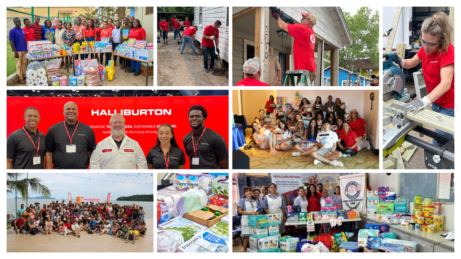 Halliburton employees organize and participate in charity events around the world.