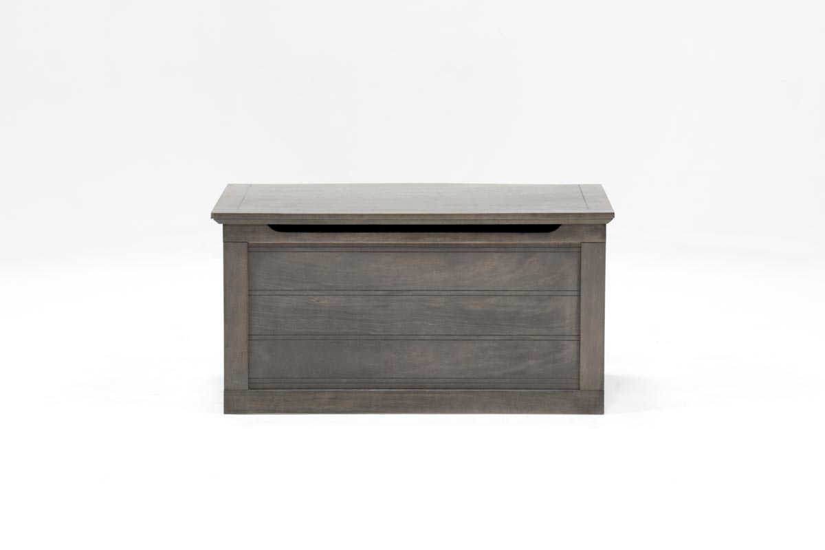 Owen Grey Toy Chest | Living Spaces