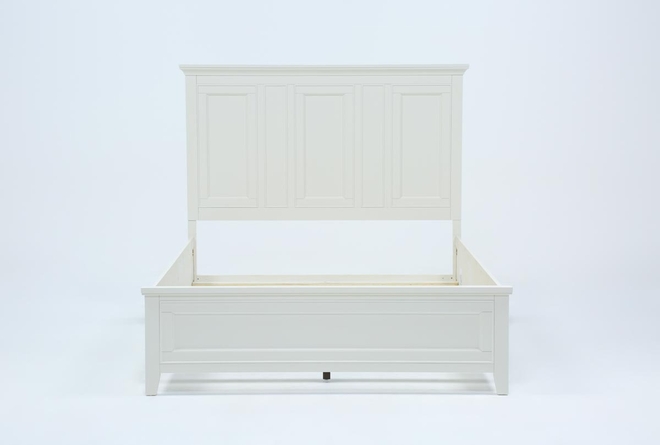 Presby White Queen Panel Bed Living Spaces 