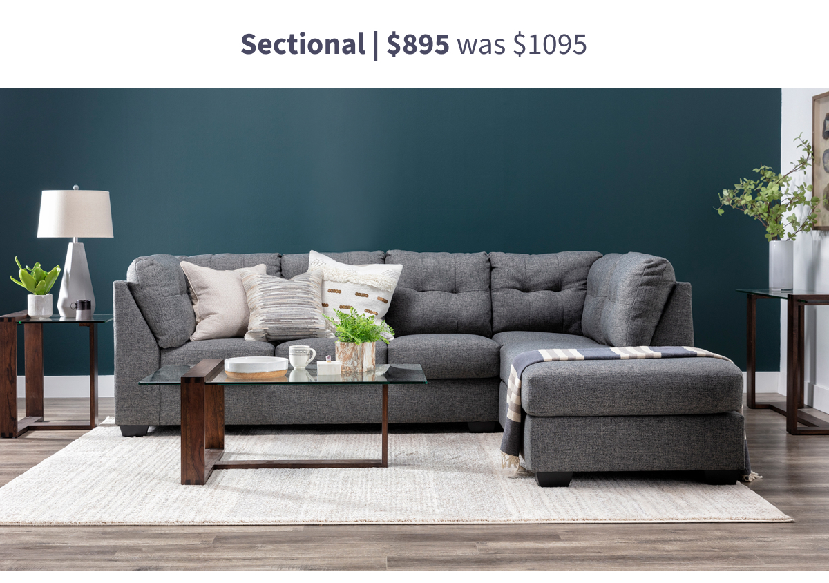 Sectional | $895 was $1095