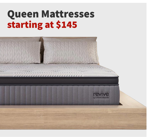 Queen Mattresses starting at $145