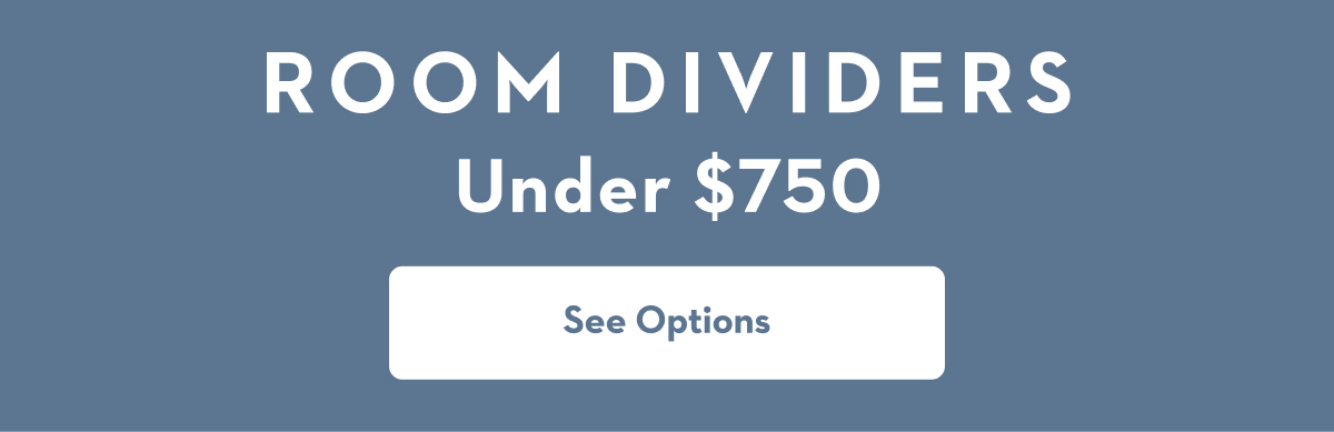Room Dividers Under $750