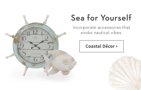 Sea for Yourself | Incorporate accessories that evoke nautical vibes.