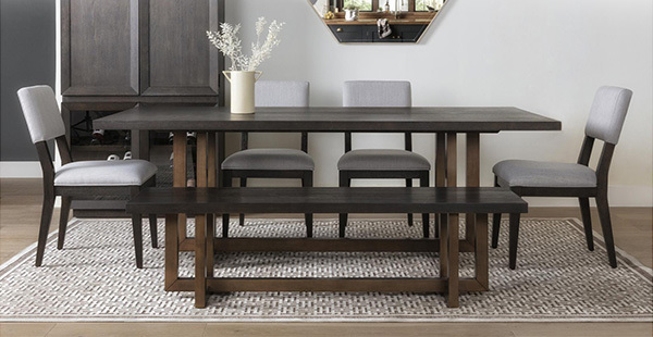 Pierce Espresso 6 Piece Dining Set