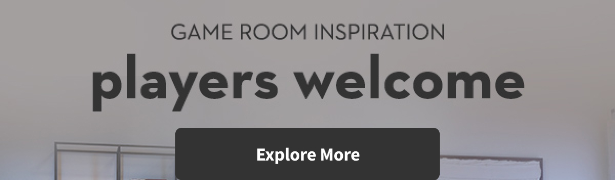 GAME ROOM INSPIRATION | Players Welcome