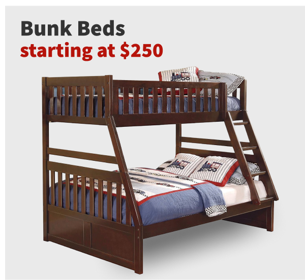 Bunk Beds starting at $250