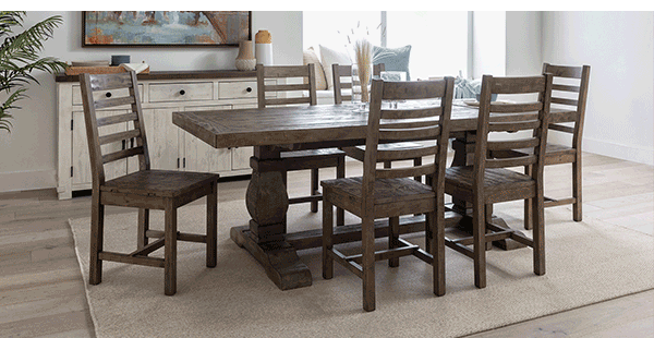 Streamline your search for the perfect dining set by shopping a variety of our bestselling collections. Spanning a range of styles and prices, you're sure to find the designs that will bring style, function and distinction to your space. It's time to see what's on the menu.