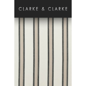 CLARKE & CLARKE TICKING STRIPES