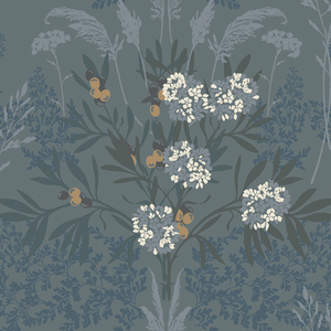 Fern Gardens - Blue