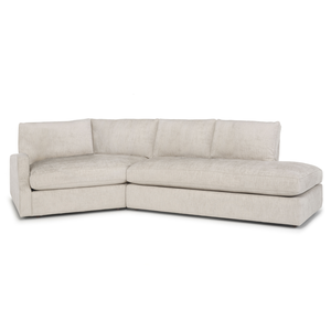 Damien Left Arm Angled End / Damien Right Armless Bumper Loveseat