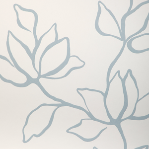 Floral Sketch Wp - Chambray