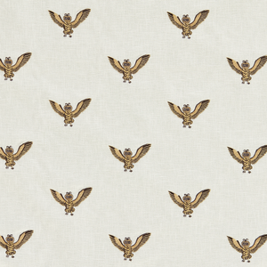 Owl Of Athena - Gold Embroidery
