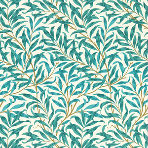 Willow Boughs - Teal Wp