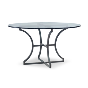 Bridport Round Dining Table Glass Top