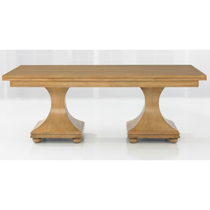 Vase Rectangle Maple Dining Table