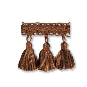 Ribbon Tassel Fringe - Terracotta