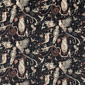 Quetzal Velvet - Charcoal