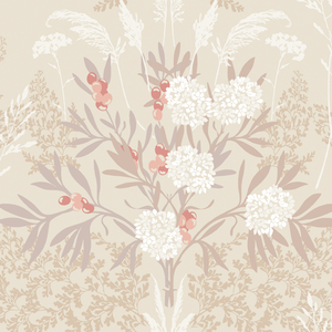 Fern Gardens - Apricot