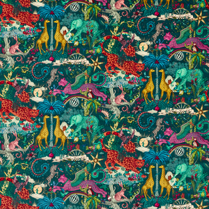 Paradise Lost Velvet - Teal
