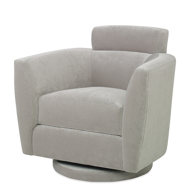 Loyola Swivel Chair Quick Ship Kravet