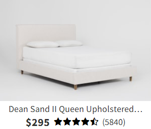 Dean Sand II Queen Upholstered Panel Bed