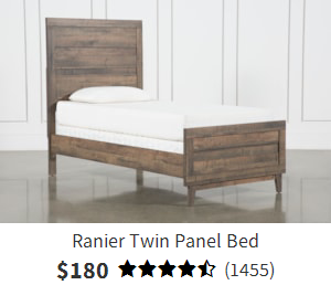Ranier Twin Panel Bed